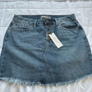 Just USA Denim Mini Skirt